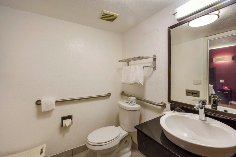 Bathroom 4, Red Roof Inn Plano, Collin