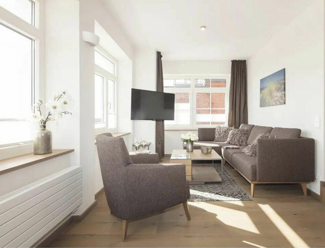 Living area 4, Holiday Apartment Wattblick 1 House Nordland, Aurich