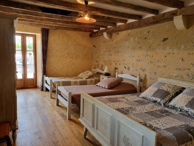 Bedroom 4, Domaine de la Rue, Indre