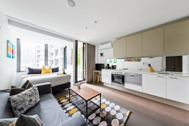 Interior 3, A Lovely CBD Studio Right Next to Southern Cross, Melbourne