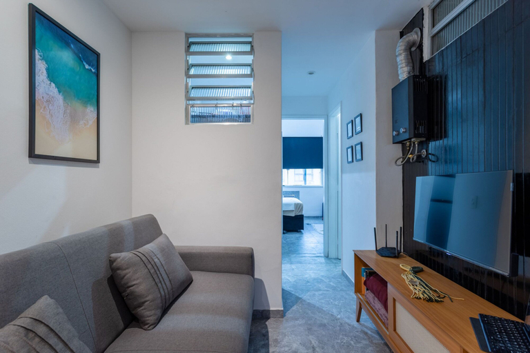 Room 2, Apto Beira-mar Pet Friendly Posto 6 Copacabana, Rio de Janeiro
