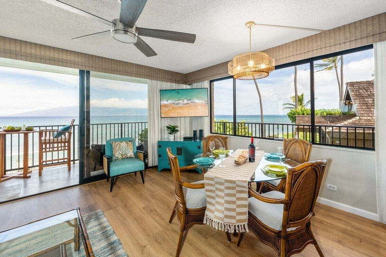 Interior 2, True Oceanfront 1BD With Stunning Sunset-papakea L208, Maui