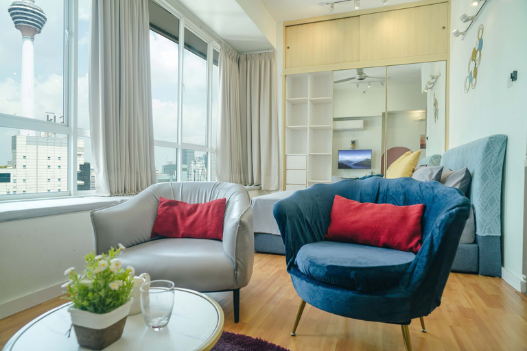 Interior 2, A Cozy & Comfy Studio in Klcc With KL Tower View, Kuala Lumpur