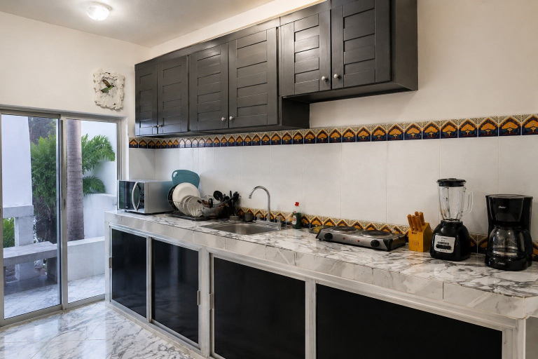 Private kitchen, Cúpulas Blue Wellness Residence, Cozumel