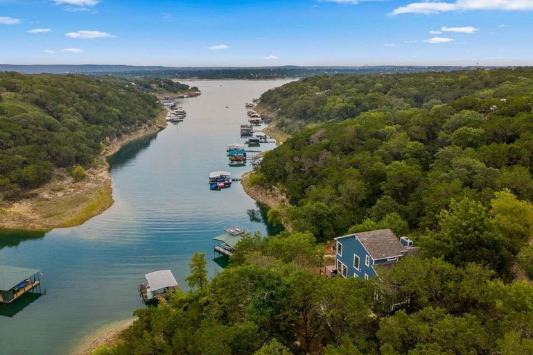 Aerial view 5, Fully Renovated Lakeside Home - Boat Dock, Firepit, Gorgeous Views!, Travis