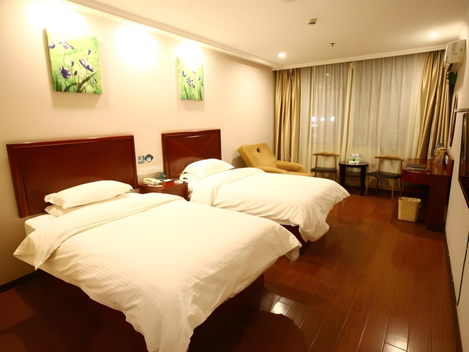 Bedroom 2, Greentree Inn Linxi Pingyi Mengyang Road Express H, Linyi