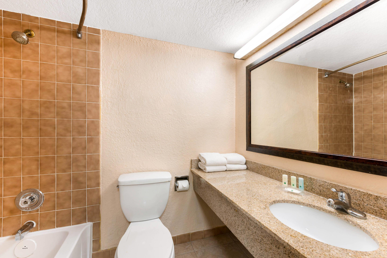 Bathroom 4, Quality Inn & Suites Orlando Airport, Orange