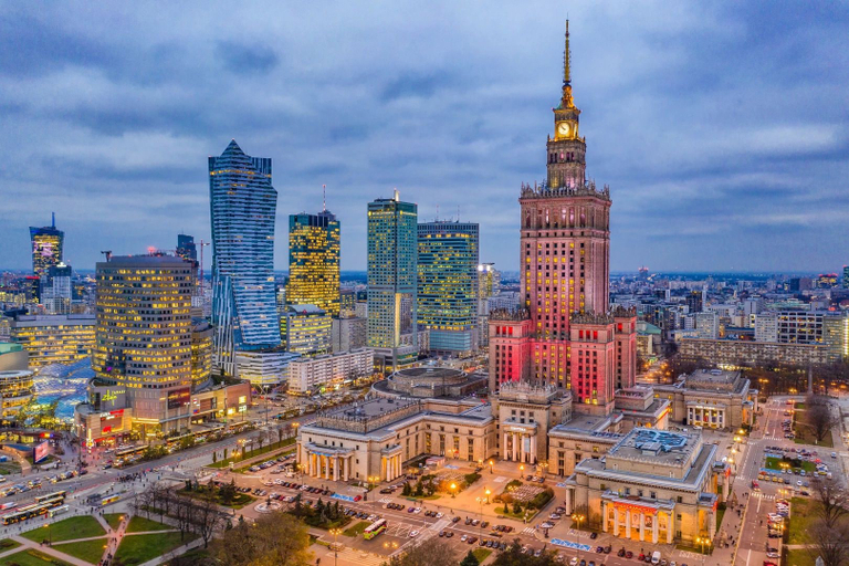 Aerial view 4, Lumina 2BR Apt w/ Balcony near Center, Warsaw