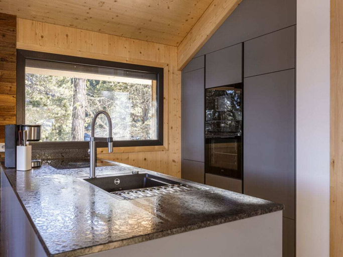 Private kitchen, Superior Chalet #1 With Sauna & Hot Tub, Murau