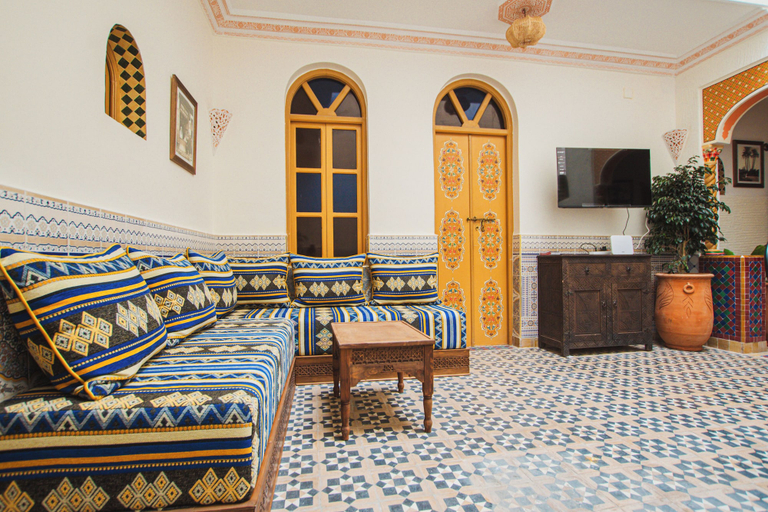 Living area, Riad dar kaina, Marrakech