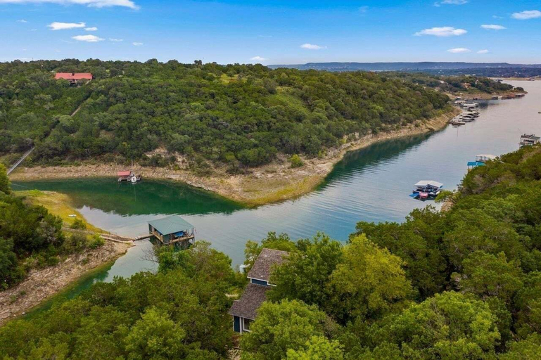 Aerial view 2, Fully Renovated Lakeside Home - Boat Dock, Firepit, Gorgeous Views!, Travis