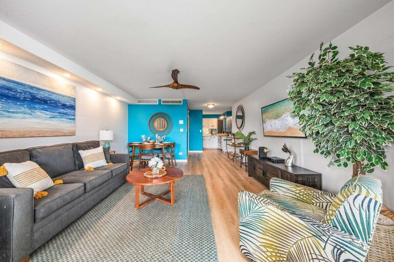 Interior 3, 1BR 2BA With Exclusive Kaanapali Beach Cabana - Eldorado L102, Maui