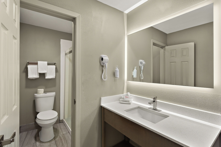 Bathroom 3, Red Roof Inn Redding, Shasta