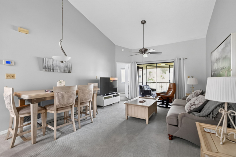 Living area 2, Golf Views Couples Basecamp Titusville 2 Bedroom Condo, Brevard