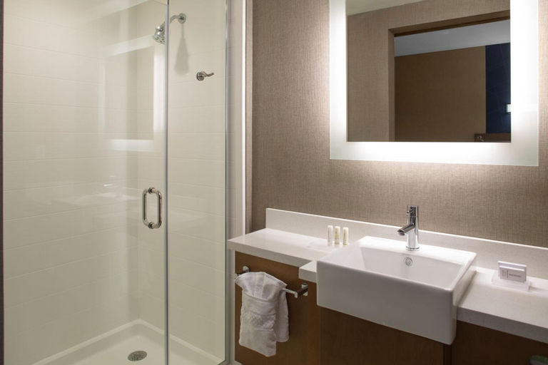 Bathroom 5, SpringHill Suites Kansas City Lenexa/City Center, Kansas City