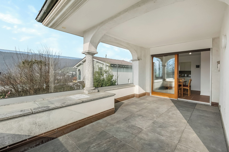 Outdoor dining, Casa Di Bea - Lugano 1BR With Terrace & Parking, Lugano