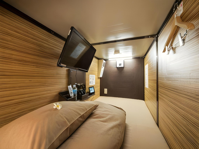 Bedroom 4, Anshin oyado Tokyo Man Ginza Shimbashi Station, Minato