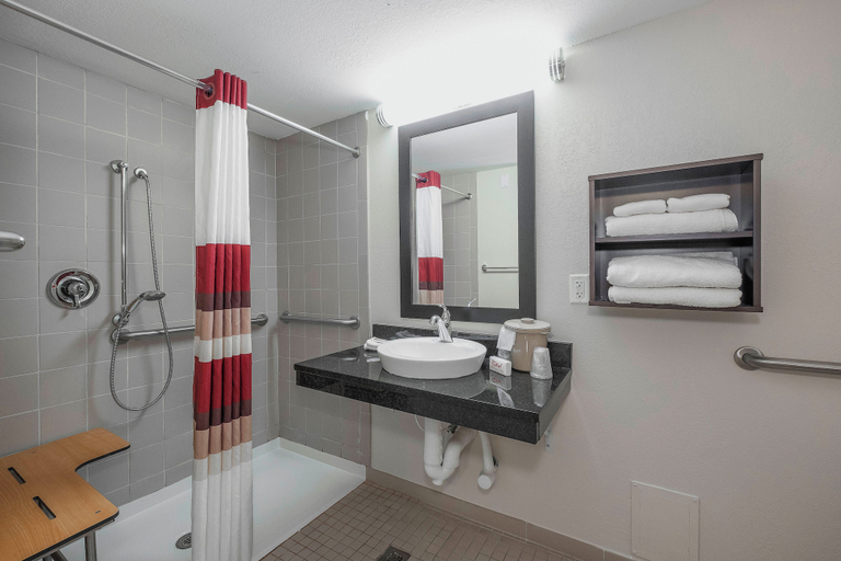Bathroom 4, Red Roof Inn Roanoke Rapids, Halifax