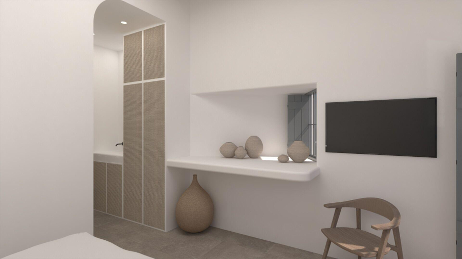 Bathroom 4, Mr & Mrs White Paros Suites & More, South Aegean