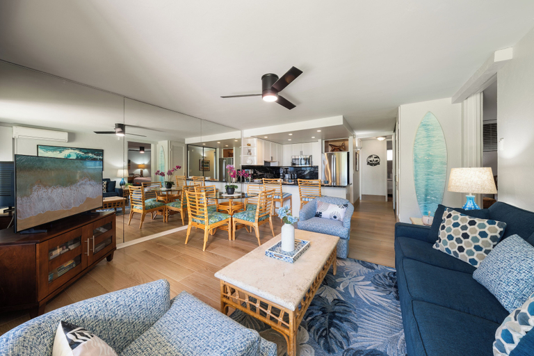 Interior 2, Remodeled Ground Floor 2BR Steps to Pool & Hot Tub -papakea K105, Maui