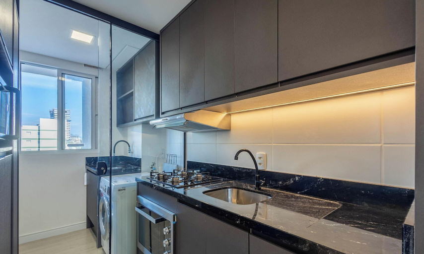 Private kitchen, Ap w/ 2 Bedro in a Cond. W/pool and BBQ Csi0302, Piçarras