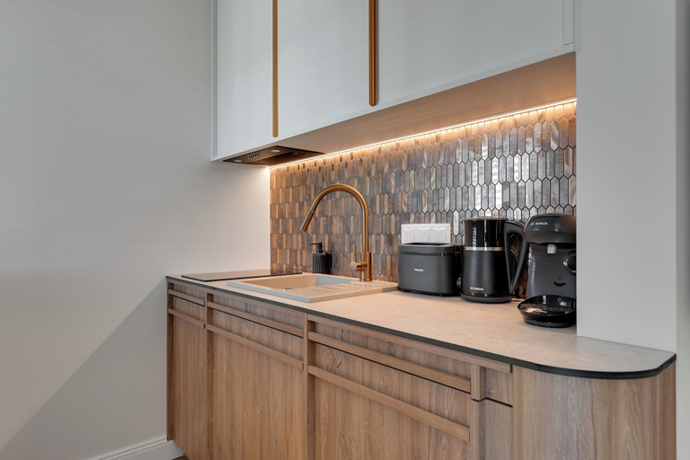 Private kitchenette 4, Perspektywa Apartment with balcony, Gdańsk City