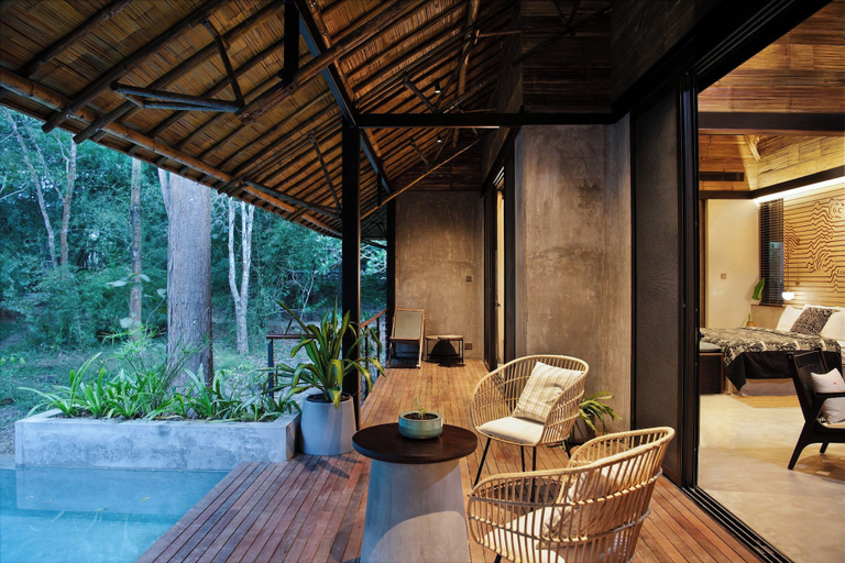 Terrace/patio 2, KAAV Safari Lodge, Mysore