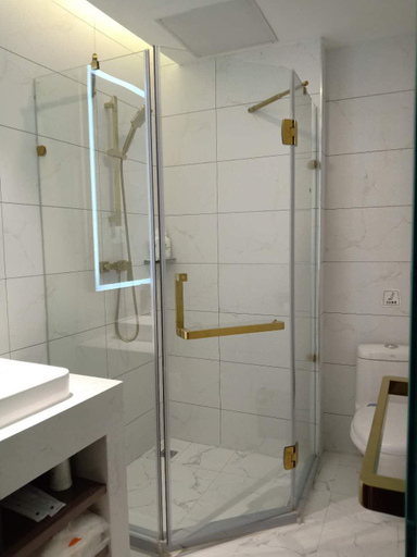 Bathroom 3, 7Days Premium Jinzhou Railway Station Branch, Jinzhou