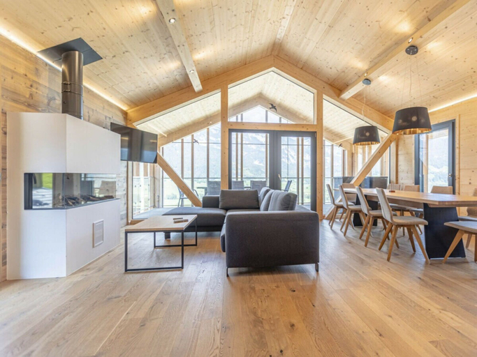 Living area 3, One-bedroom Cabin, Liezen