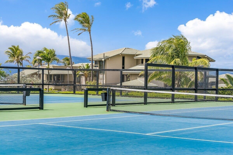 Tennis court, Upper-level Villa on the Golf Course With Ocean Views - Kapalua Ridge 2321, Maui
