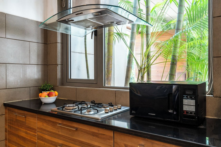 Private kitchen 5, Staymaster Belamia•3BR•Private Pool, North Goa