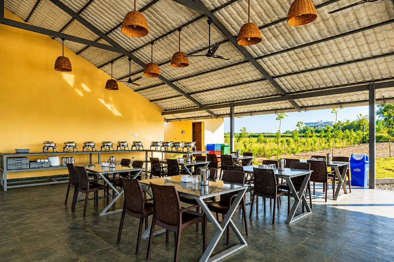 Outdoor dining, Dandeli Serene Jungle Resort, Uttara Kannada