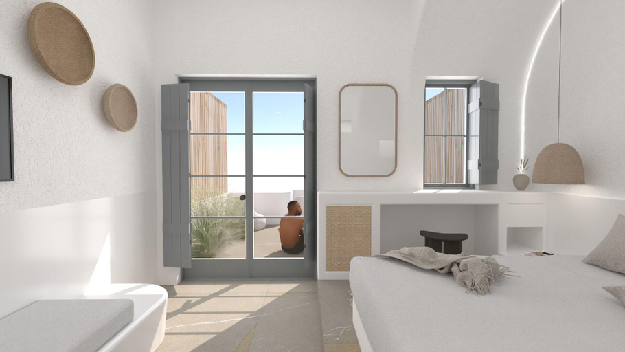 Bedroom 3, Mr & Mrs White Paros Suites & More, South Aegean