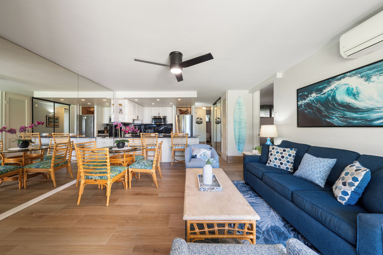 Interior 3, Remodeled Ground Floor 2BR Steps to Pool & Hot Tub -papakea K105, Maui