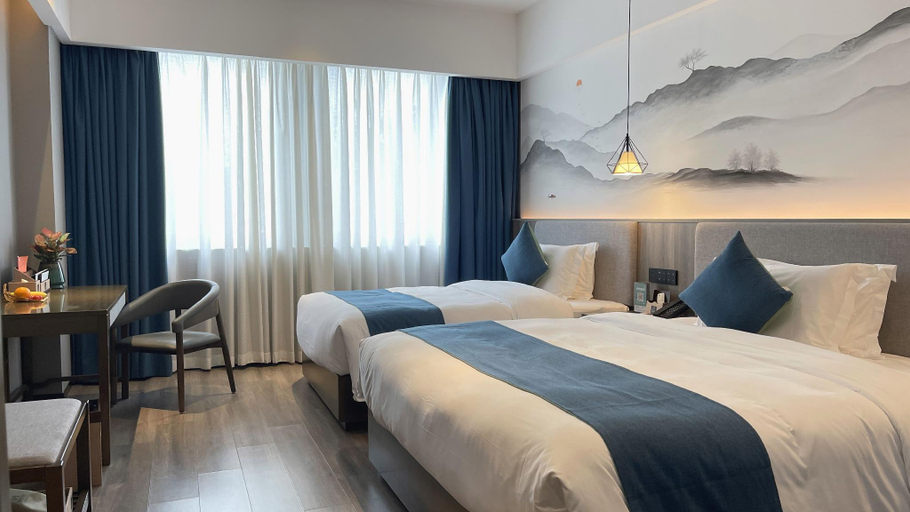 Bedroom 2, MEHOOD Hotel Guangzhou Zengcheng Wanda Plaza, Guangzhou