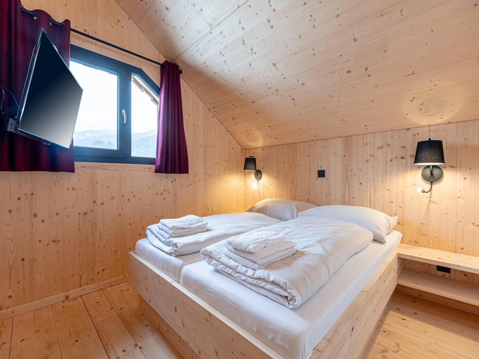 Bedroom 2, Nice chalet with hot tub, Murau