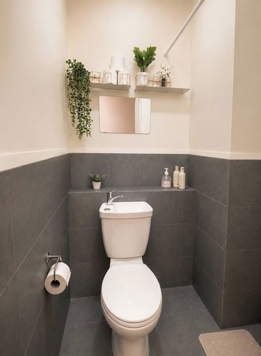 Bathroom, The Sky Nook Cubao Near Gateway & MRT, Quezon City