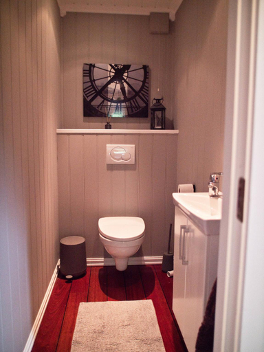 Bathroom 3, Sea house with private dock near Bergen  Flesland, Bergen