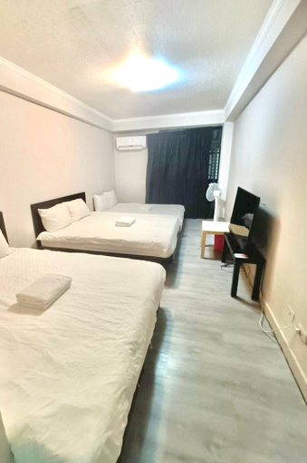 Bedroom 2, Ximending  DONG / 24-hour check-in/elevator/WiFi/central Ximending, Taipei City