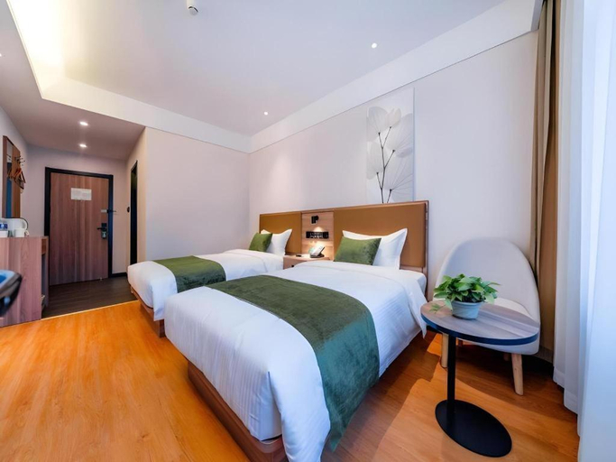 Bedroom 2, GreenTree Inn Express Hebei Tangshan Guyan District Xinguang Road, Tangshan