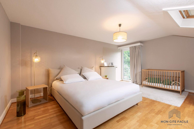Bedroom 2, La VILLA du Reims - Mon Gite Facile, Haut-Rhin