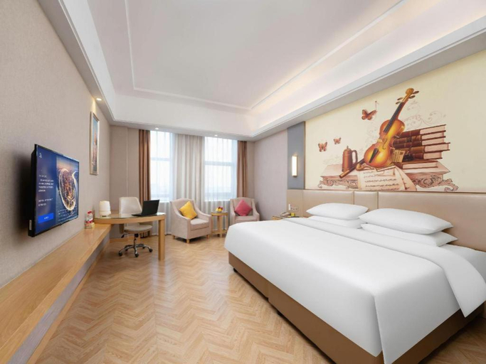 Bedroom 2, Vienna Hotel Jiangsu Zhangjiagang Passenger Terminal Station, Suzhou