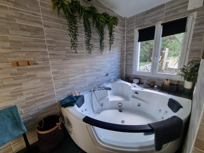 Bathroom 3, A l'Oree des pins - Gite et spa de 30 m2- Options Home Cinema, Romantique, Bouches-du-Rhône