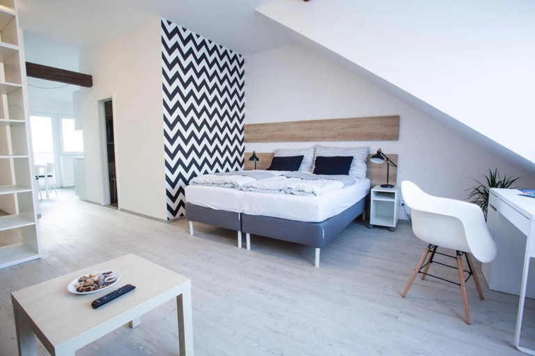 Bedroom 2, Haas Apartments, Brno