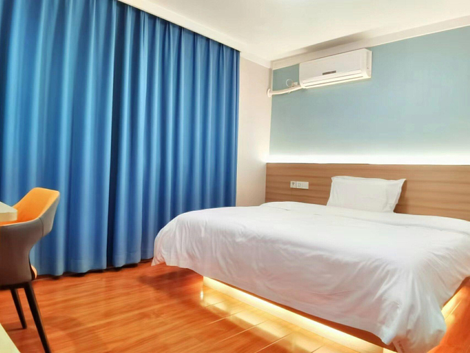 Bedroom 2, 7 Days Inn Jingmen Huyaguan Duodao Wanda Plaza, Jingmen