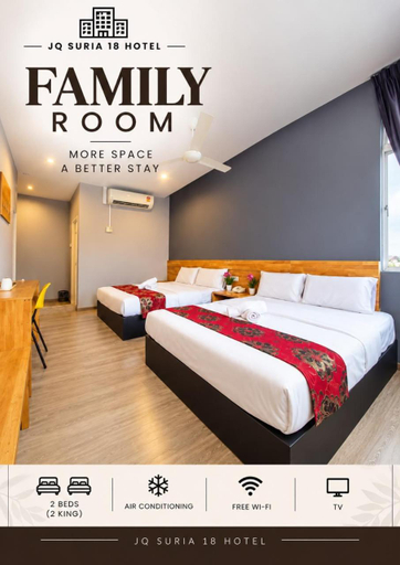 Bedroom 3, Hotel Suria 18, Kinta