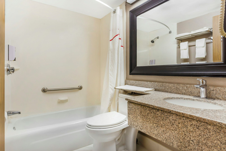 Bathroom 4, Red Roof Inn Lumberton, Robeson
