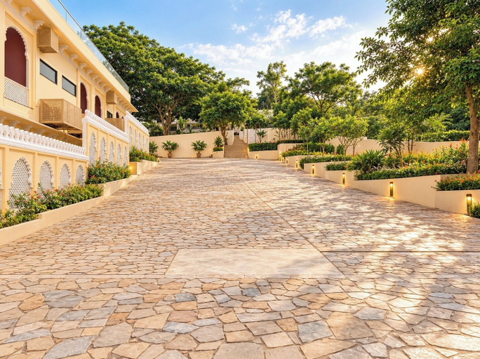 Property grounds, juSTa Luxe Monsoon Palace, Udaipur