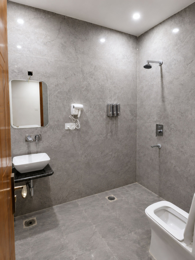 Bathroom 3, ZenithSuites - Vrindavan, Mathura
