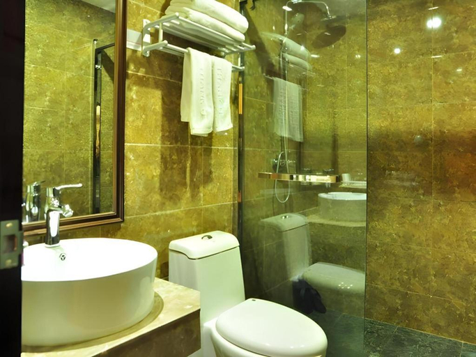 Bathroom, Thank Hotel Jiangxi Jiujiang Lianxi District Railway Station Square, Jiujiang